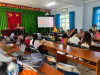 Giáo viên, nhân viên nhà trường có mặt đông đủ trong buổi chiến dịch